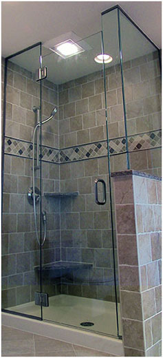 custom shower enclosure
